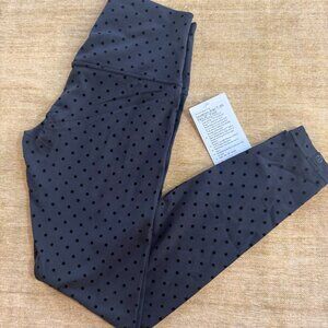 NWT Lululemon 28" Size 10 Align Polka Dot Flocked Legging Pants